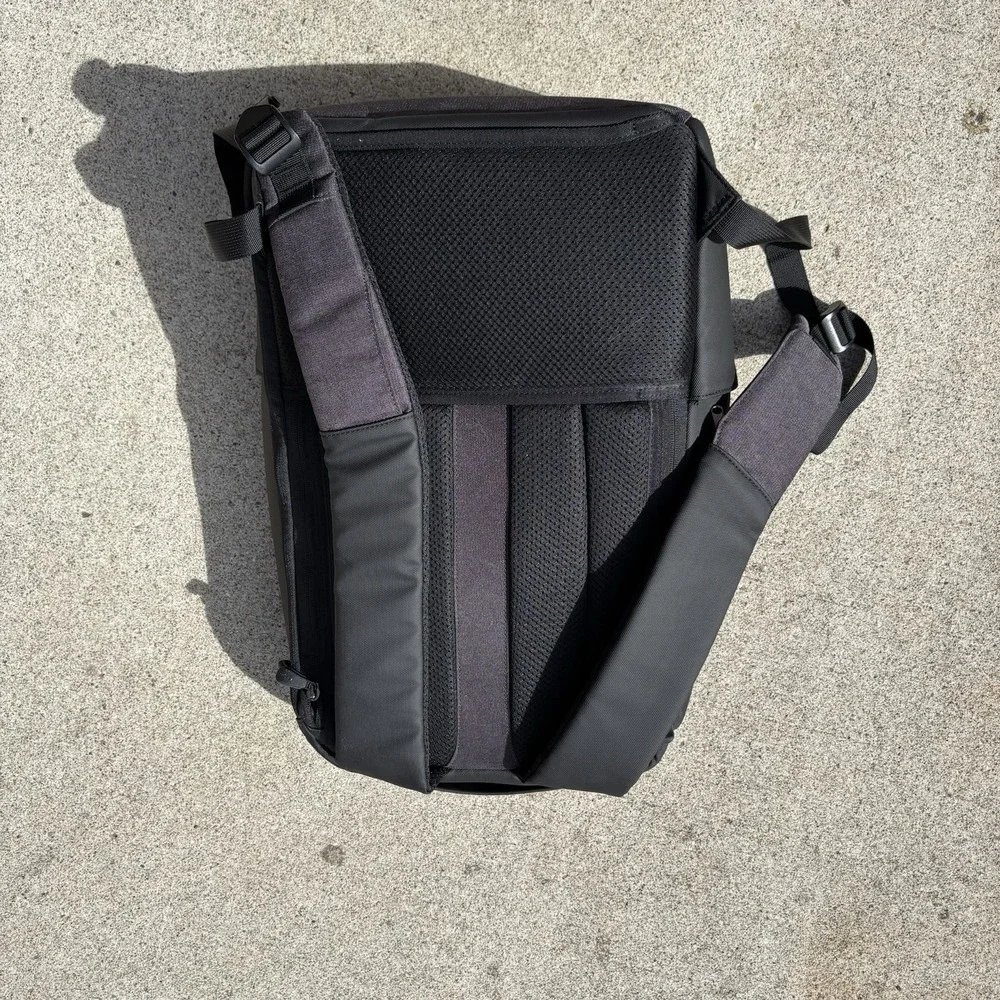 EZRI Professional Backpack (Black) Tech Two Strap Work Travel Laptop Bag
